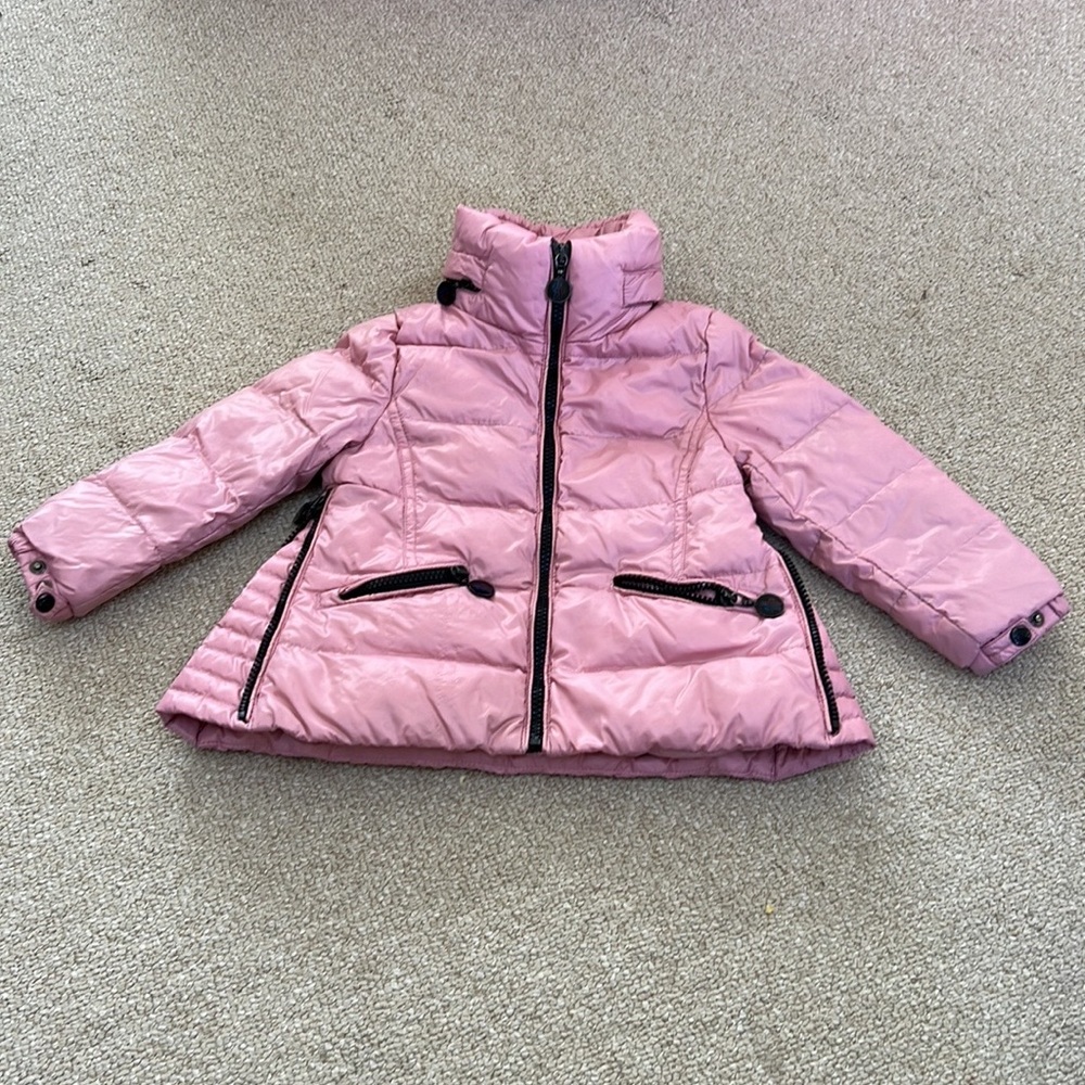 Moncler  super cute girl pink down jacket 92cm - good condition